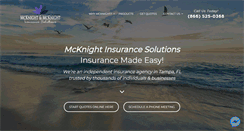 Desktop Screenshot of mcknight-insurance.com